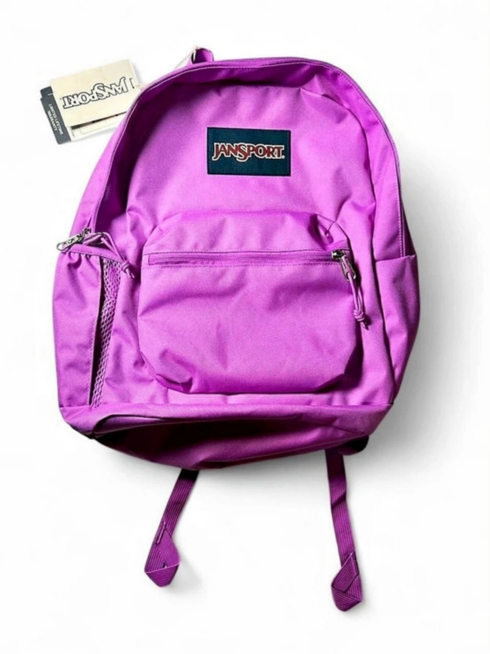 JanSport Cross Town Plus 17" Fits 15" Laptop Water Resistant Backpack - Fuchsia